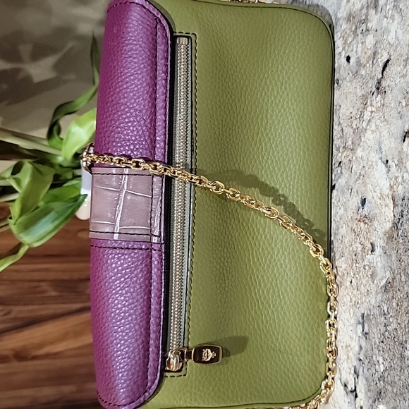 MCM EUC RARE LIMITED EDITION Colorblock Leather Crossbody Handbag - Picture 6 of 13